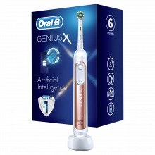 Электрическая зубная щетка Braun Oral-B GeniusX CrossAction Rose Gold в Екатеринбурге
