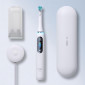 Электрическая аккумуляторная зубная щетка Braun Oral-B iO 8 White Alabaster