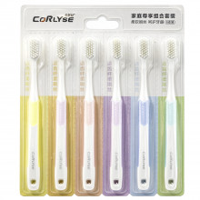 Набор зубных щеток Corlyse NO.816 soft, 6 шт