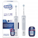 Набор электрическая зубная щетка Braun Oral-B Vitality D 100 Sensi Ultra Thin +Зубная нить Oral-B pro-expert прохладная мята, 25м в Екатеринбурге