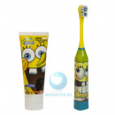 Электрическая зубная щетка Spongebob + зубная паста в Екатеринбурге