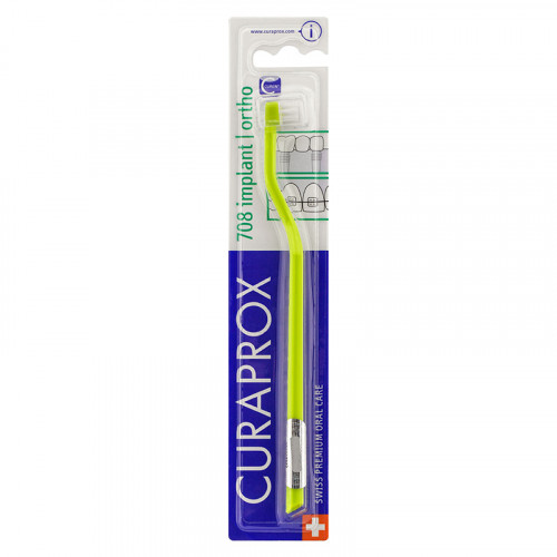 Зубная щетка Curaprox CS 708 для имплантов и ортоконструкций, soft