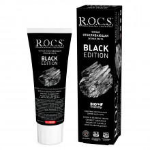 Зубная паста R.O.C.S. Black Edition черная отбеливающая, 60 мл в Екатеринбурге