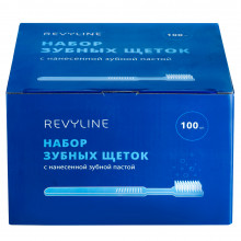 Набор зубных щеток Revyline с нанесенной зубной пастой, 100 шт в Екатеринбурге