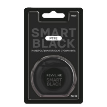 Зубная нить Revyline PTFE Black Edition, мятная вощеная, 50 м в Екатеринбурге