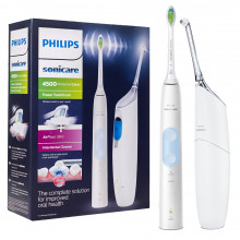 Набор Philips Sonicare HX8424/30 Protective clean + AirFloss Ultra, белый в Екатеринбурге