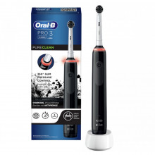 Электрическая зубная щетка Braun Oral-B PRO 3 3000 Pure Clean, Black в Екатеринбурге