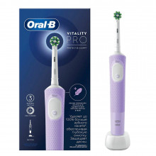 Электрическая зубная щетка Braun Oral-B Vitality Pro Protect X Clean Cross Action, Lilac Mist  в Екатеринбурге