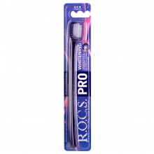 Зубная щетка R.O.C.S. PRO Whitening, medium, фиолетовая в Екатеринбурге