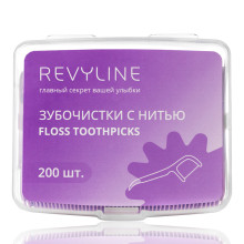 Зубочистка с нитью, флосстик Revyline, 200 шт. в Екатеринбурге