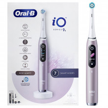 Электрическая аккумуляторная зубная щетка Braun Oral-B iO 9 Rose Quartz