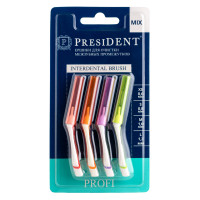  Межзубные ёршики PresiDENT Profi interdental brush Mix в Екатеринбурге