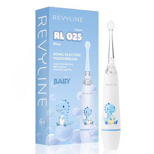 Электрическая звуковая зубная щётка Revyline RL 025 Infant, Blue Электрическая звуковая зубная щётка Revyline RL 025 Infant, Blue