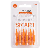 Ершики межзубные Revyline Smart, размер 1 (0,45 мм) оранжевые, 6 шт. в Екатеринбурге