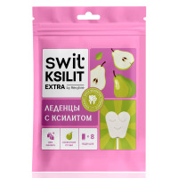 Леденцы на палочке Swit by Revyline Ksilit Extra Груша, 8 шт. в Екатеринбурге