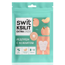 Леденцы на палочке Swit by Revyline Ksilit Extra Персик, 8 шт. в Екатеринбурге