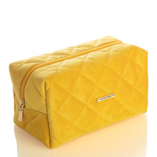 Косметичка дорожная вельветовая Revyline, желтая в Екатеринбурге