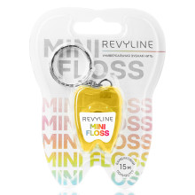 Зубная нить вощеная Revyline floss mini полиэстер с бамбуковым углем, 15 m в Екатеринбурге