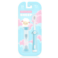 Детская зубная щетка Revyline Sheep 3+ с песочными часами, голубая в Екатеринбурге