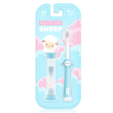 Детская зубная щетка Revyline Sheep 3+ с песочными часами, голубая в Екатеринбурге
