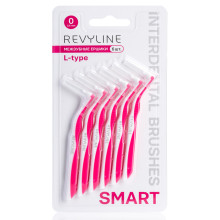 Ершики межзубные Revyline Smart L-type, размер 0 (0,40 мм) розовые, 6 шт. в Екатеринбурге