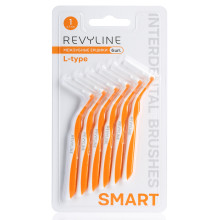 Ершики межзубные Revyline Smart L-type, размер 1 (0,45 мм) оранжевые, 6 шт. в Екатеринбурге