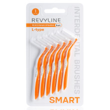 Ершики межзубные Revyline Smart L-type, размер 1 (0,45 мм) оранжевые, 6 шт. в Екатеринбурге