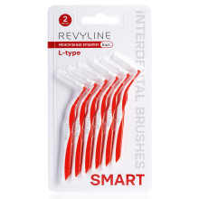 Ершики межзубные Revyline Smart L-type, размер 2 (0,50 мм) красные, 6 шт. в Екатеринбурге