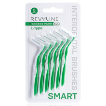 Ершики межзубные Revyline Smart L-type, размер 5 (1,60 мм) зеленые, 6 шт. в Екатеринбурге