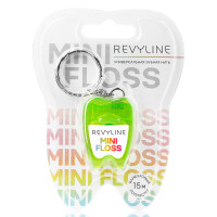Зубная нить вощеная Revyline floss mini, полиэстер с бамбуковым углем, 15 м, салатовая в Екатеринбурге
