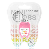 Зубная нить вощеная Revyline floss mini, полиэстер с бамбуковым углем, 15 м, розовая в Екатеринбурге