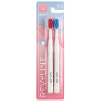 Набор зубных щеток Revyline S6500 Smart Duo, White/Pink + White/Blue в Екатеринбурге