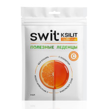 Леденцы на палочке Swit by Revyline Ksilit Апельсин с витамином С, 8 шт. в Екатеринбурге