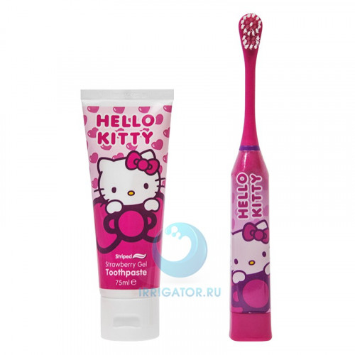 Набор Hello Kitty зубная щетка + зубная паста
