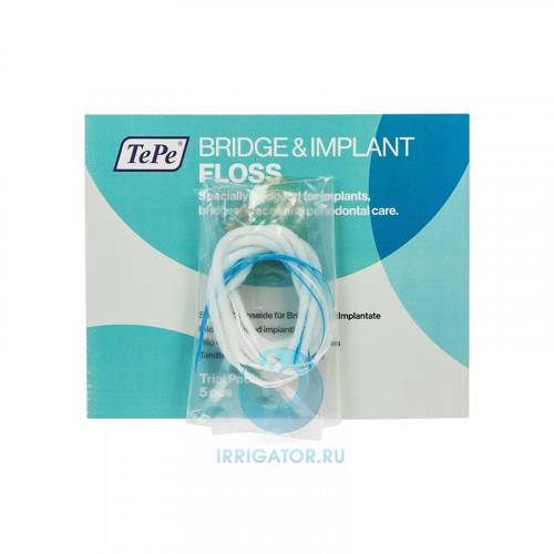 TePe Зубная нить Bridge & Implant Floss (5)