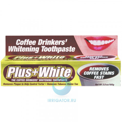 Plus White Coffee Drinkers для любителей кофе и чая зубная паста 100 мл