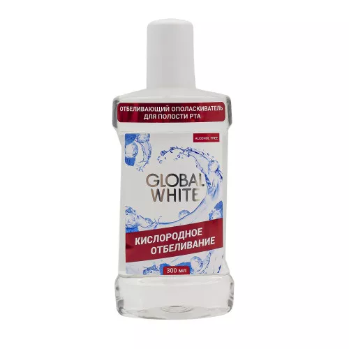 Ополаскиватель Global White с перборатом, 300 мл Ополаскиватель Global White с перборатом, 300 мл
