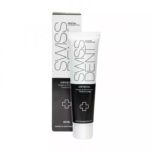 Зубная паста SwissDent Crystal Repair отбеливающая, 100 мл Зубная паста SwissDent Crystal Repair отбеливающая, 100 мл