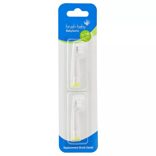 Насадки Brush Baby BabySonic (от 0 до 1,5 лет), 2 шт Насадки Brush Baby BabySonic (от 0 до 1,5 лет), 2 шт