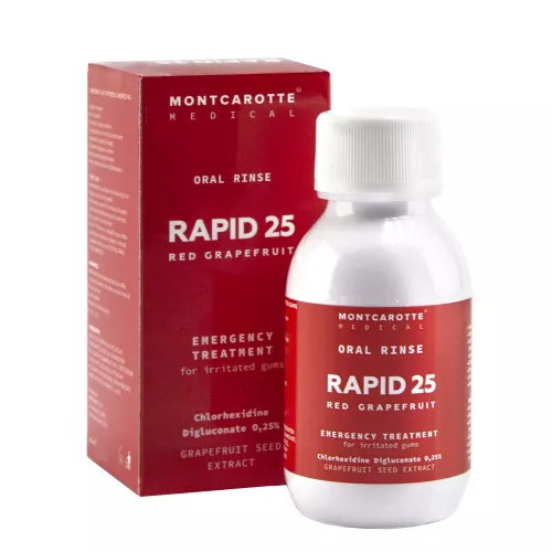 Ополаскиватель Montcarotte RAPID25 Красный грейпфрут, 100 мл Ополаскиватель Montcarotte RAPID25 Красный грейпфрут, 100 мл