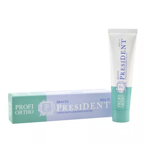 Зубная паста PresiDENT PROFI Ortho Braces, 50 мл Зубная паста PresiDENT PROFI Ortho Braces, 50 мл