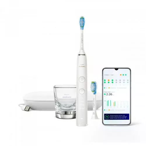 Электрическая зубная щетка Philips Sonicare 9000 DiamondClean HX9913/17 Электрическая зубная щетка Philips Sonicare 9000 DiamondClean HX9913/17