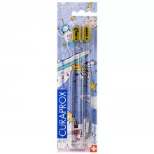 Набор зубных щеток CURAPROX Ultrasoft CS5460 «Duo Hento Toto Edition 2022» 1, (прозрачная/ желтая), 2 шт. в Екатеринбурге