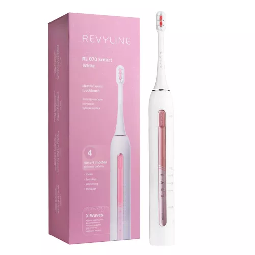 Электрическая звуковая зубная щётка Revyline RL 070 White Электрическая звуковая зубная щётка Revyline RL 070 White