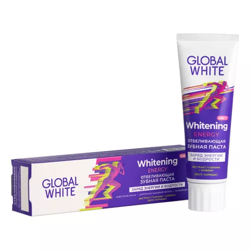 Зубная паста Global White Whitening Energy, 100 г Зубная паста Global White Whitening Energy, 100 г