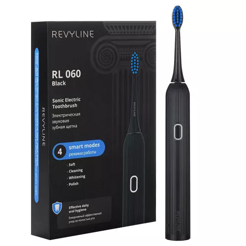 Электрическая звуковая щетка Revyline RL 060 Black Электрическая звуковая щетка Revyline RL 060 Black