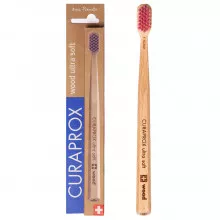 Зубная щетка Curaprox CS wood 4400 ultra soft, розовая в Екатеринбурге