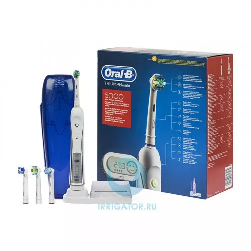 Электрическая зубная щетка Braun Oral-B Triumph 5000 D34 Электрическая зубная щетка Braun Oral-B Triumph 5000 D34